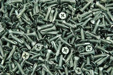 (600) Phillips Flat Head 1/4 x 1" Self-Drilling Screws Tek Zinc #3 Point