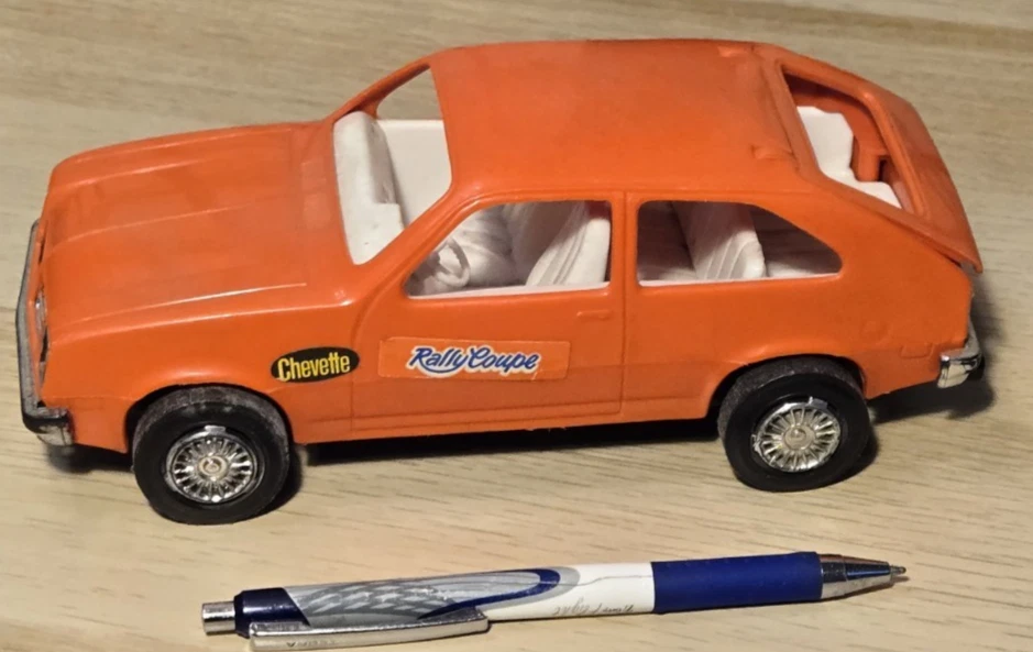 Vintage Chevrolet Chevette Rally Coupe Hatchback Car USA Processed Plastics 9100 - Image 2 of 4