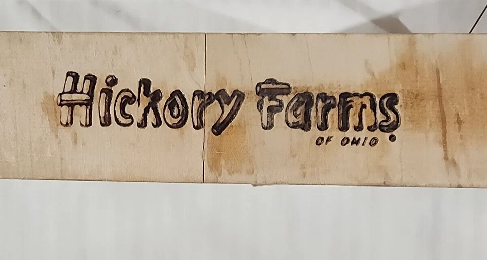 De colección Hickory Farms Ohio Prodyne Enterprises Tablero Cortador de Queso Carnicero Bloque Foto 4 de 4