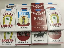 Nostalgia Candy World Confections Candy Cigarettes, Pack of 12