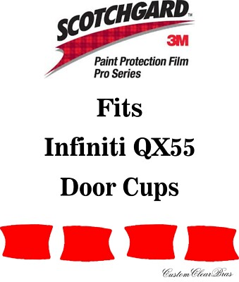 3M Scotchgard Paint Protection Film Pro Series Fits 2022 Infiniti QX55 