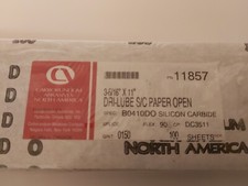 Carborundum Abrasives 3 5/16 X 11 " DRI- LUBE CUT PAPER 100 sheets 150 GRIT