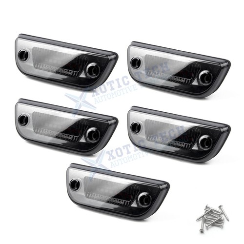 5x Smoked Amber LED Roof Clearance Marker Lamps For Kenworth T680 Peterbilt 579 - Picture 17 of 18