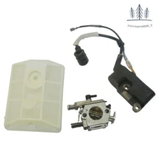 Carburetor Air Filter And Ignition Coil Kit For 4500 5200 5800 Chinese Chainsaw