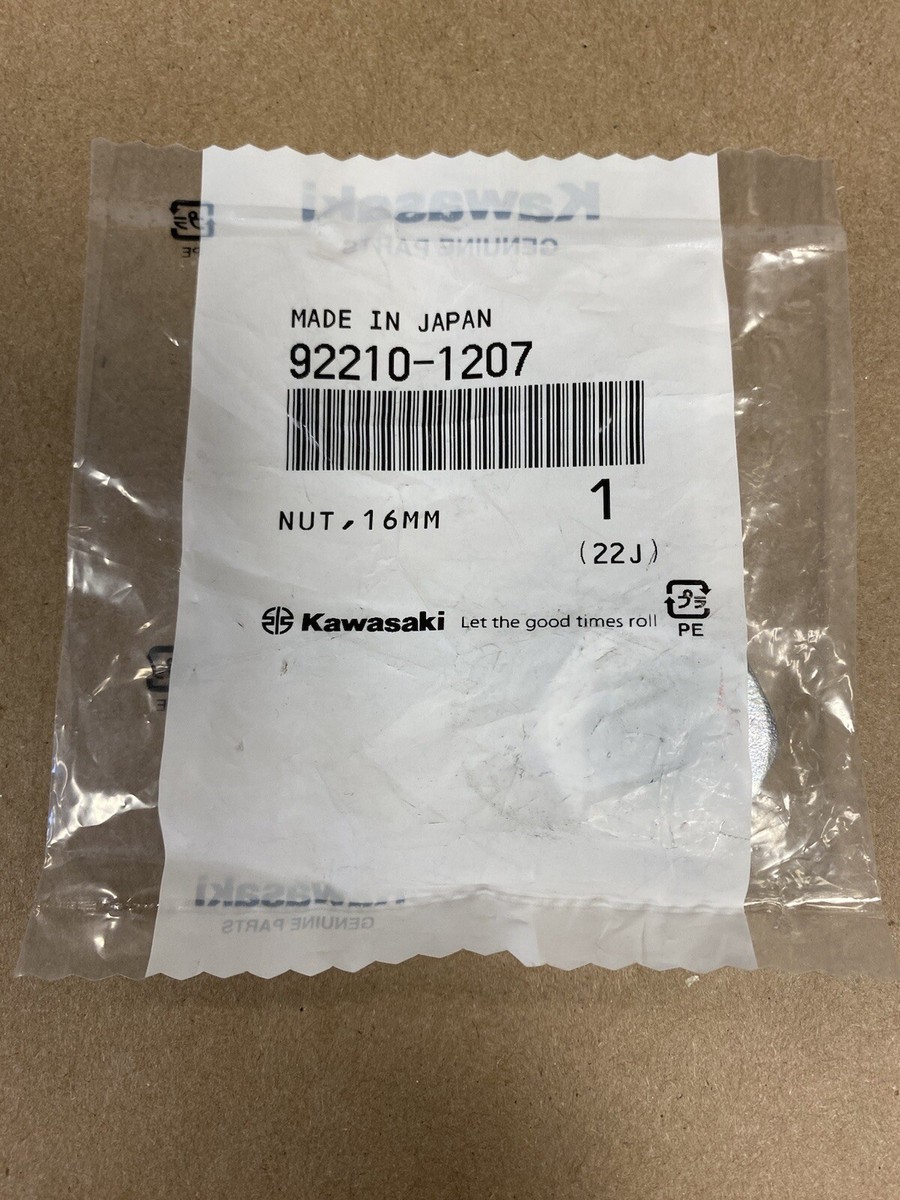 1994-2004 Kawasaki Kx 125 Oem 16mm Clutch Lock Nut 04-23 Kx 250f