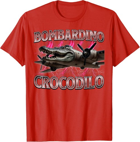 Bombardino Crocodilo Divertida Italiana Brainrot Meme Niños Niños Camiseta Sudadera con Capucha - Imagen 14 de 19