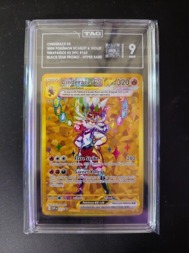 Cinderace ex graded TAG 9 for sale on eBay
