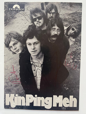 Kin Ping Meh ( Band )    - Musik  - original Autogramm -  Größe 15  x 10  cm