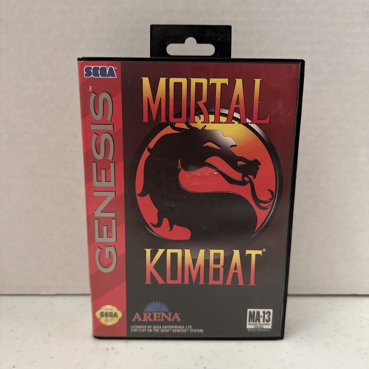 Mortal Kombat 1 Sega Genesis Original Authentic Game No