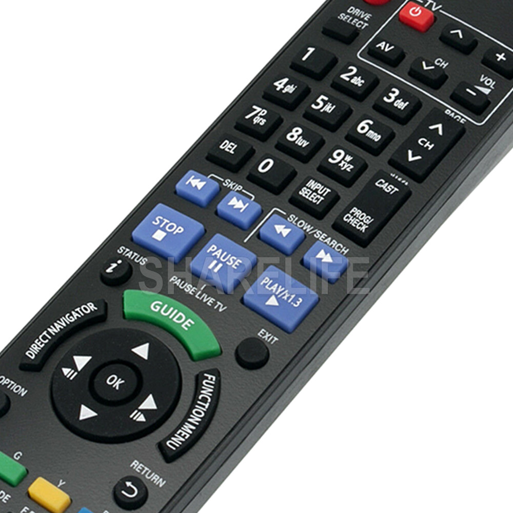New N2QAYB000479 Remote for Panasonic DVD Recorder DMRXW385 DMRXW390