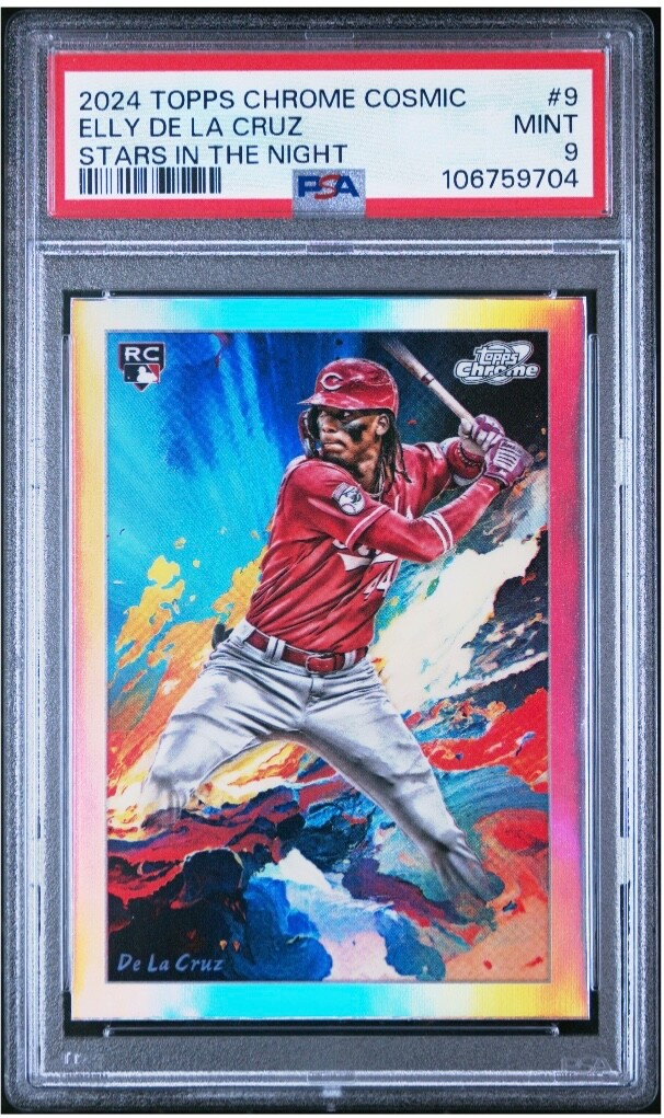 2024 Elly De La Cruz Topps Cosmic Chrome PSA 9 Stars In The Night #9 QTY