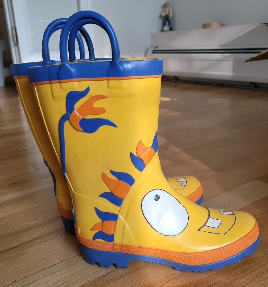 Botas de sol Lands' End infantil com rosto de sol tamanho 3 - Imagem 3 de 4