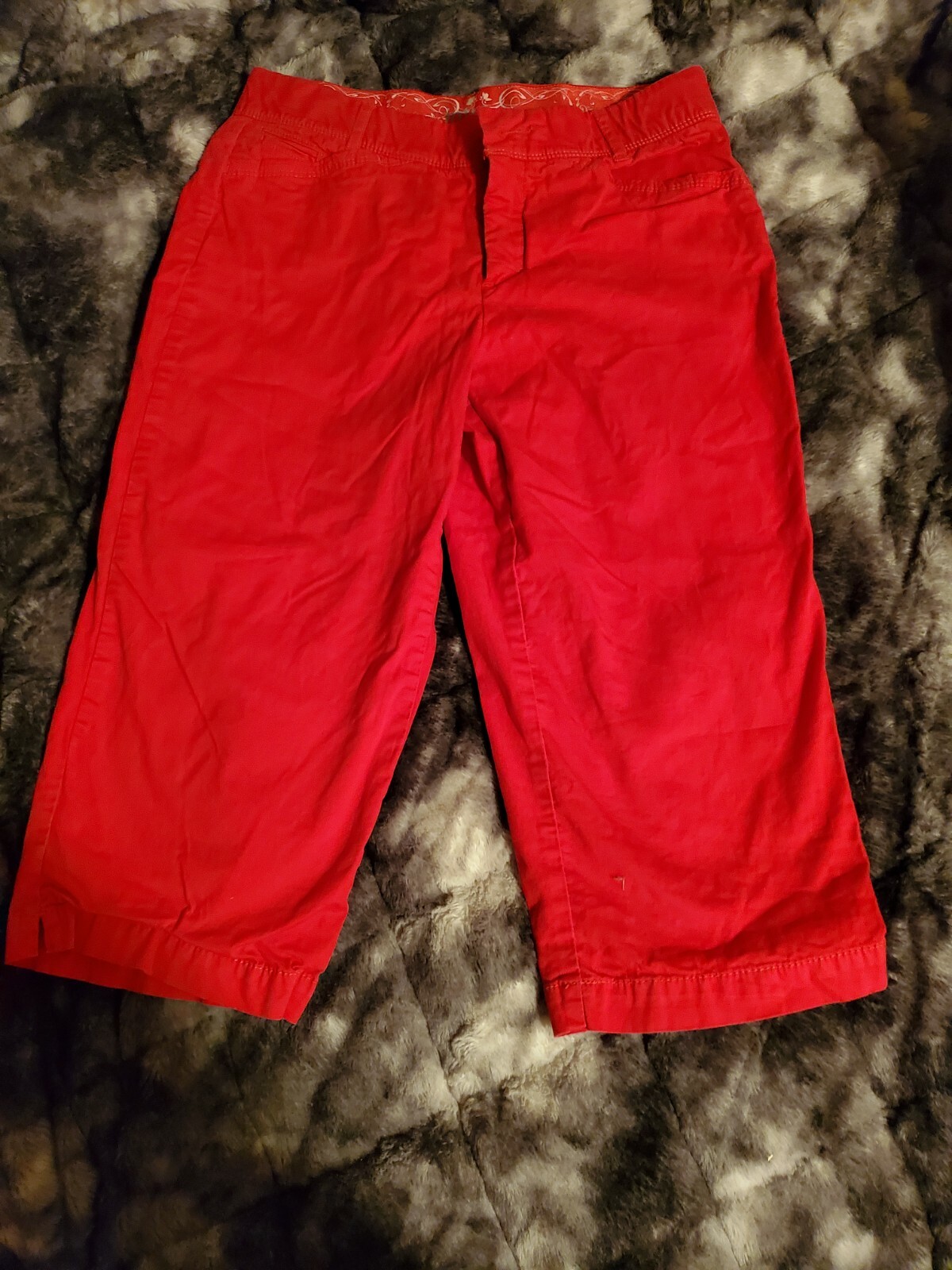 Intro By Jonathan Ross Womens Size 8 petite Stretch Capri Pants EUC easy  waist | eBay