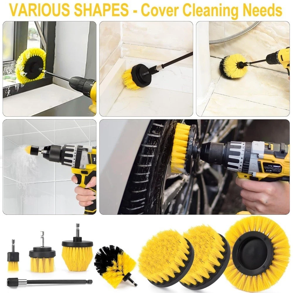 Drill Brush Attachment Set - Thumbnail 3