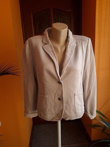 Women Gerry Weber Blazer White 40 / L / 48 #84MU