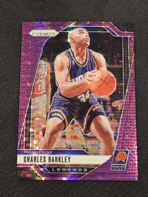 #ad 2024 25 Charles Barkley Prizm Legends Purple Pulsar 35 #280 $17.99