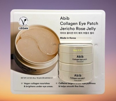 Abib Collagen Eye Patches 60-pairs Hyaluronic Acid 2 pack NEW