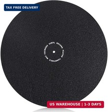 12in Turntable Mat for Record Player, Anti Static Wool Felt Slipmat