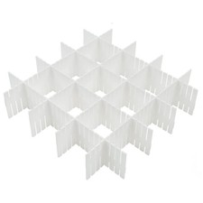 8Pcs Drawer Dividers, Adjustable Drawer Organizer for Socks, Underwear, Makeu...