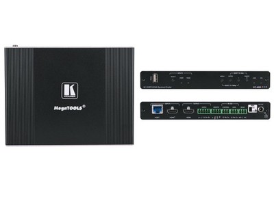 Kramer KIT-401/US-D(W) 4K Auto-Switcher/Scaler Kit over HDBaseT with Wall-Plate