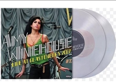 Amy Winehouse Live At Glastonbury 2007 - Clear Coloured Vinyl 2LP - New & Sealed