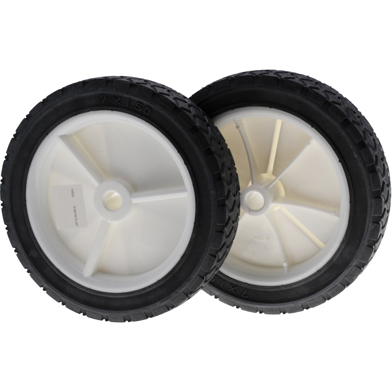 Roues pour tondeuse diamètre 200mm alésage 12.7mm pièces rechange