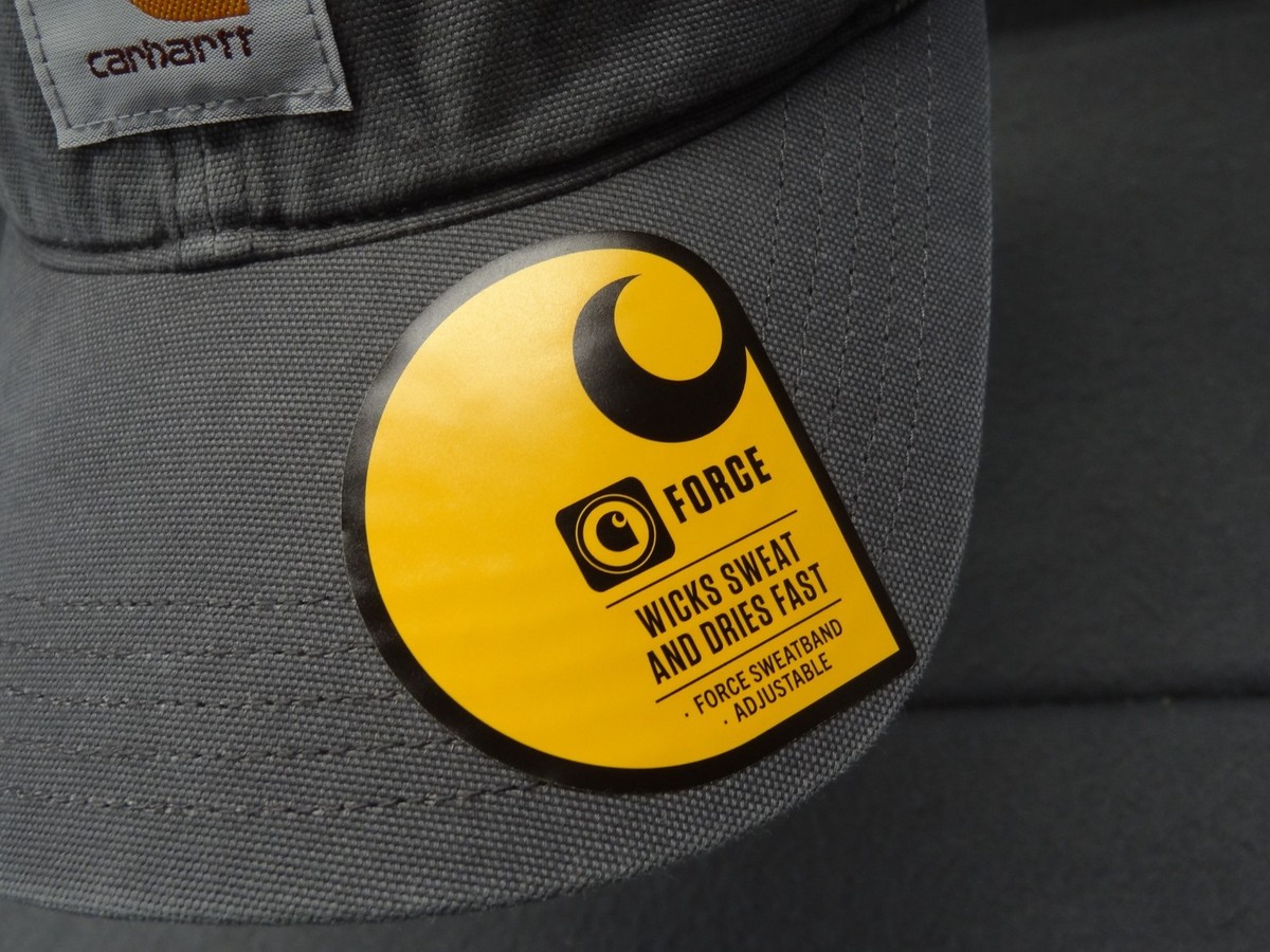 NEW Carhartt Force OS AH0286 Mesh Back Trucker Hat Gravel Snapback