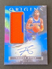 Trevor Keels 2022-23 Panini Origins RC Patch Auto #ed 23/25