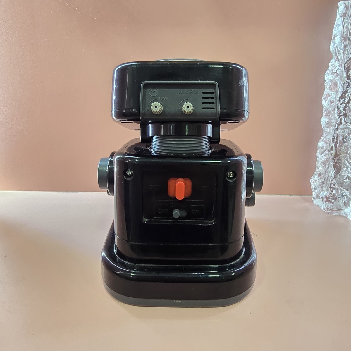 Vintage 1987 TOMY COCLOCK Mr. Time Robot Alarm Clock Retro Space