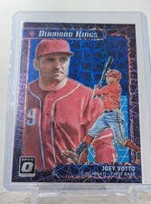 2021 Panini Donruss Optic - Diamond Kings Joey Votto #23 Blue Velocity Prizm /99