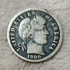 1900 Barber Dime Silver 10C United States Coin