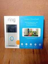RING Video Doorbell WiFi Motion Sensing Wireless Boxed Tested Working NO SCREWS