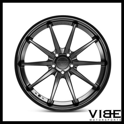 22'' FERRADA FR4 BLACK CONCAVE WHEELS RIMS FITS BMW M6 GRAN COUPE