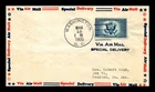 US COVER SPECIAL DELIVERY AIR MAIL IMPERFORATE FIRST DAY ISSUE