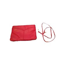 Vintage Clutch Purse With Removable Strap Red Inner  Outer Pockets 11.5 x 7.5