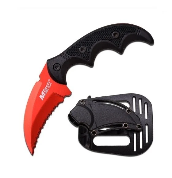 Faca MTech EUA, Karambit Tático - Lâmina curva fixa e aderência com bainha - Imagem 4 de 4