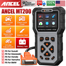 Ancel Mt200 Obd2 Motorcycle Scanner Full System Diagnostic Tool For Yamaha Bmw