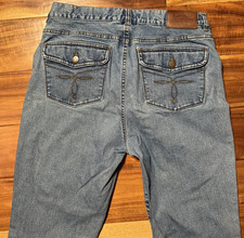 LRL Lauren Ralph Lauren Jeans Size 10 Classic Boot Cut Blue Denim Stretch