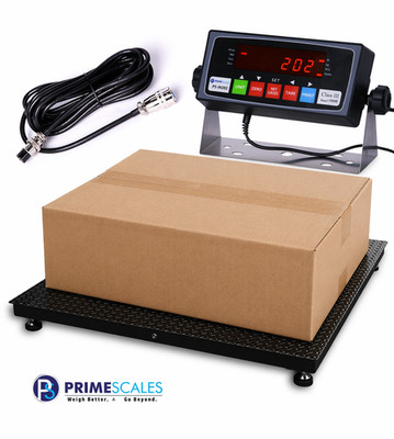 24''x24'' Floor Scale 2500 lb Capacity Heavy Duty Pallet Scale NEW