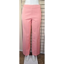 Vintage Pants Ecco Bay 30 x 30 60s Red White Fine Stripes Elastic Waist Made USA