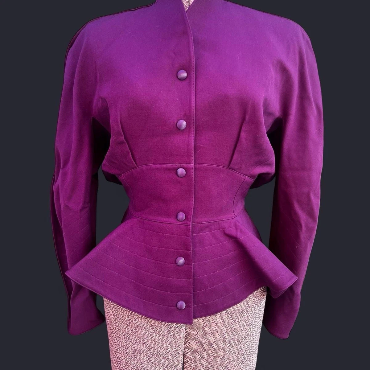 Thierry Mugler Purple Regular Size Suits & Suit Separates for