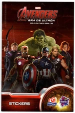 Marvel Avengers 2015 Gamesa/Sonrics Mexico Age of Ultron Sticker Album