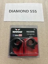 Warne 501M Scope Rings - Matte Black | 6745