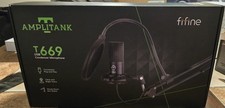 FIFINE Studio Condenser USB Microphone Adjustable Boom T669 Black New PC/Mac