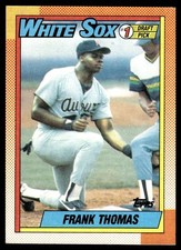 1990 Topps J5 Frank Thomas Rookie Chicago White Sox #414