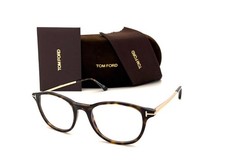 Tom Ford FT5553 052 Havana / Clear Lens  50mm Eyeglasses TF5553