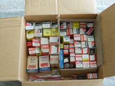 Assorted Lot of Vintage TV Radio Tubes Mostly RCA, the Larger Type Tubes