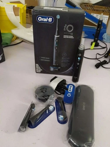 Oral-B iO Series 10 Rechargeable Electric Toothbrush - Black (Open-Box)