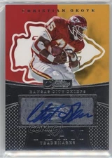 2016 Panini Donruss Signature Series Team Trademarks Christian Okoye #TT-CO Auto