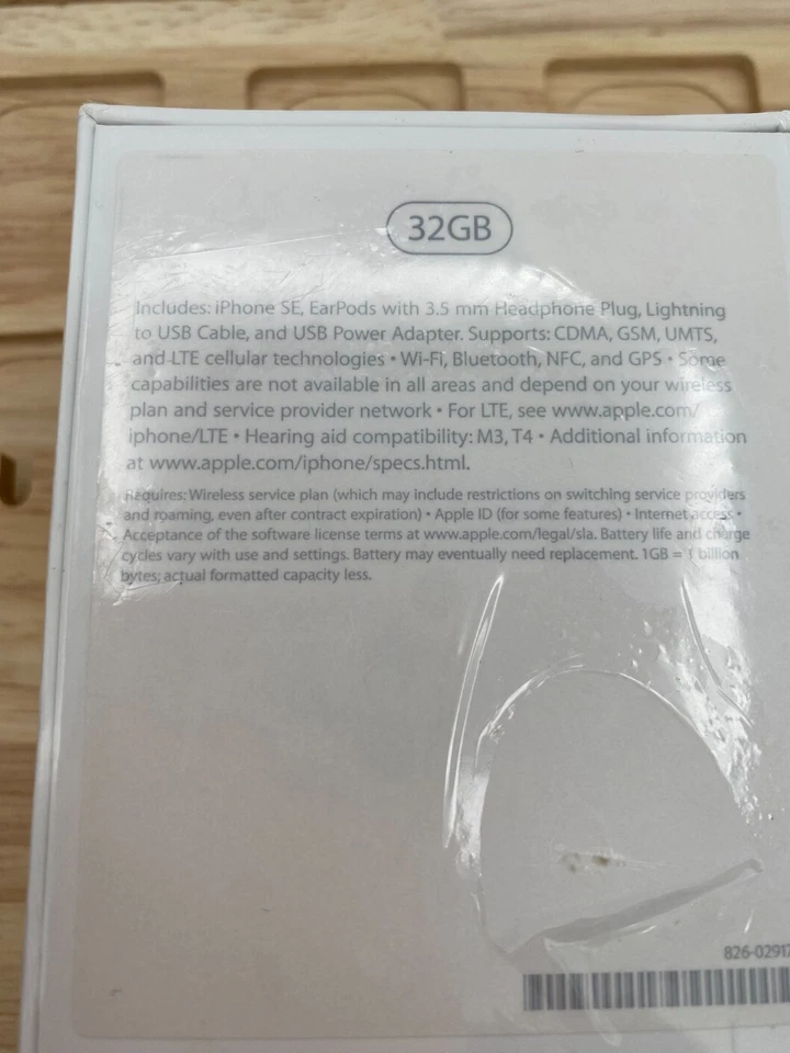 Apple iPhone SE - 32 GB - Space Gray for STRAIGHT TALK MQ4W2LL/A Sealed - Image 4 of 4